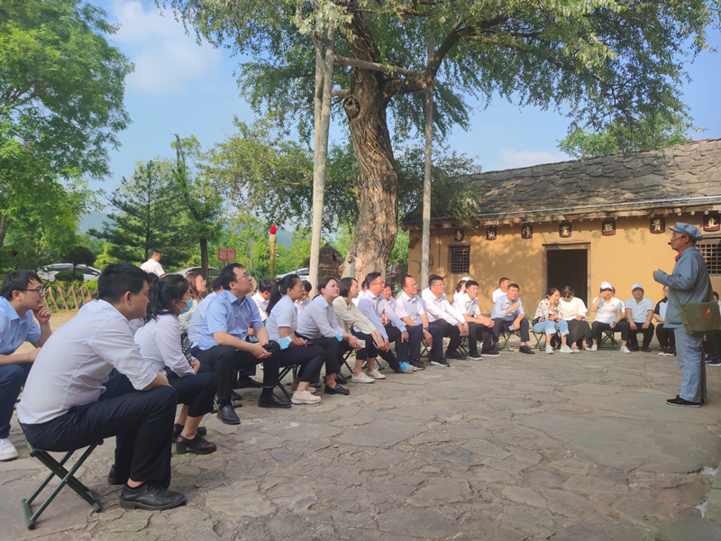 组织党员干部到照金开展主题党日活动.png 组织党员干部到照金开展主题党日活动.png